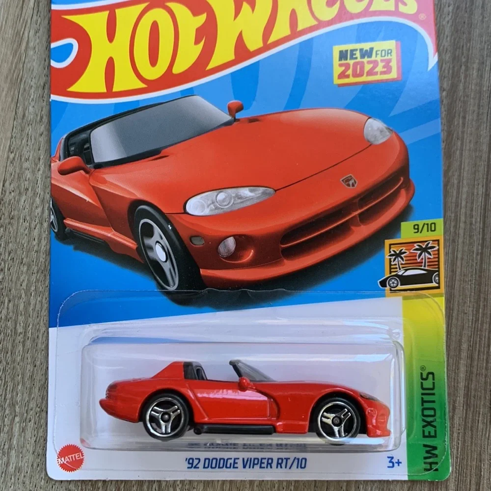 Hot Wheels Car 92 Dodge Viper RT/10 Red Convertible HotWheels New Casting 2023